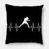 Boxing Heartbeat Throw Pillow Official Boxing Merch