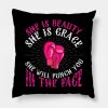 Boxing Gloves Fighting Kickboxing Boxer Fight Gift Throw Pillow Official Boxing Merch