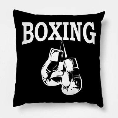 Boxing Gym Throw Pillow Official Boxing Merch