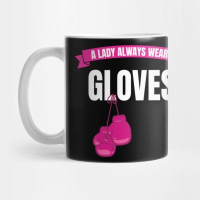 A Lady Always Wears Gloves Mug Official Boxing Merch