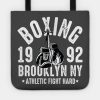 Boxing 1992 Brooklyn Ny Athletic Fight Hard Tote Official Boxing Merch