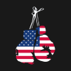 United States Flag Boxing Gloves For American Boxe Crewneck Sweatshirt Official Boxing Merch