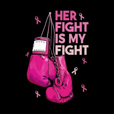 Her Fight Is My Fight Breast Cancer Warrior Fighte Tapestry Official Boxing Merch