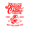 New York Boxing Boxing Champions Golden Gloves Box Crewneck Sweatshirt Official Boxing Merch