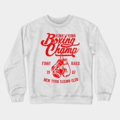 New York Boxing Boxing Champions Golden Gloves Box Crewneck Sweatshirt Official Boxing Merch