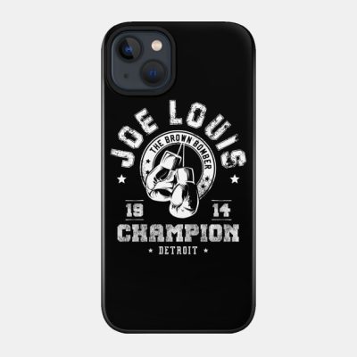 Joe Louis The Brown Bomber Phone Case Official Boxing Merch