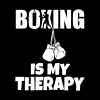 Boxing Is My Therapy Phone Case Official Boxing Merch