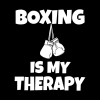 Boxing Is My Therapy Mug Official Boxing Merch