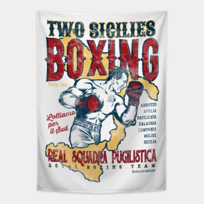 Two Sicilies Boxing Team Tapestry Official Boxing Merch