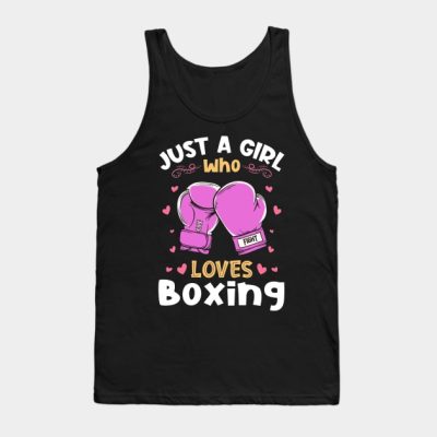 Just A Girl Who Loves Boxing Boxer Tank Top Official Boxing Merch