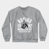 Boxing Brooklyn Ny Fight Hard Crewneck Sweatshirt Official Boxing Merch