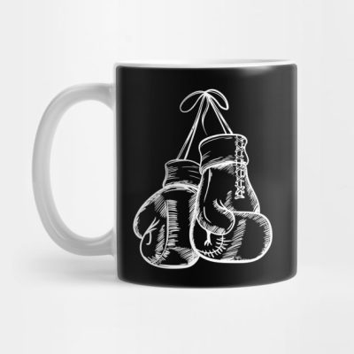 White Boxing Gloves Mug Official Boxing Merch