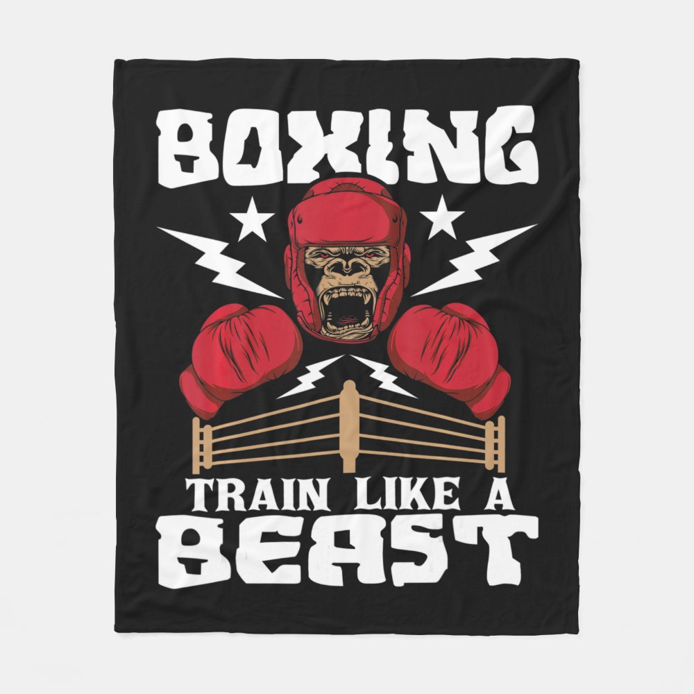 boxing train like a beast kickboxing kickboxer gy fleece blanket r9d68d01050d94f5bb1dea0aafed91f50 zke88 1000 - Boxing Gifts Shop