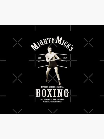 Mighty Mick'S Boxing Black Variant Tapestry Official Boxing Merch