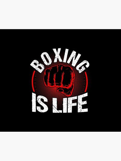 Boxing Sports Player Boxing Is Life Birthday Gift Idea Tapestry Official Boxing Merch