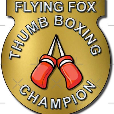 Flying Fox Thumb Boxing Champion. Tote Bag Official Boxing Merch