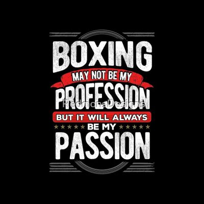 Boxing May Not Be My Profession But Its My Hobby Graphic Tote Bag Official Boxing Merch