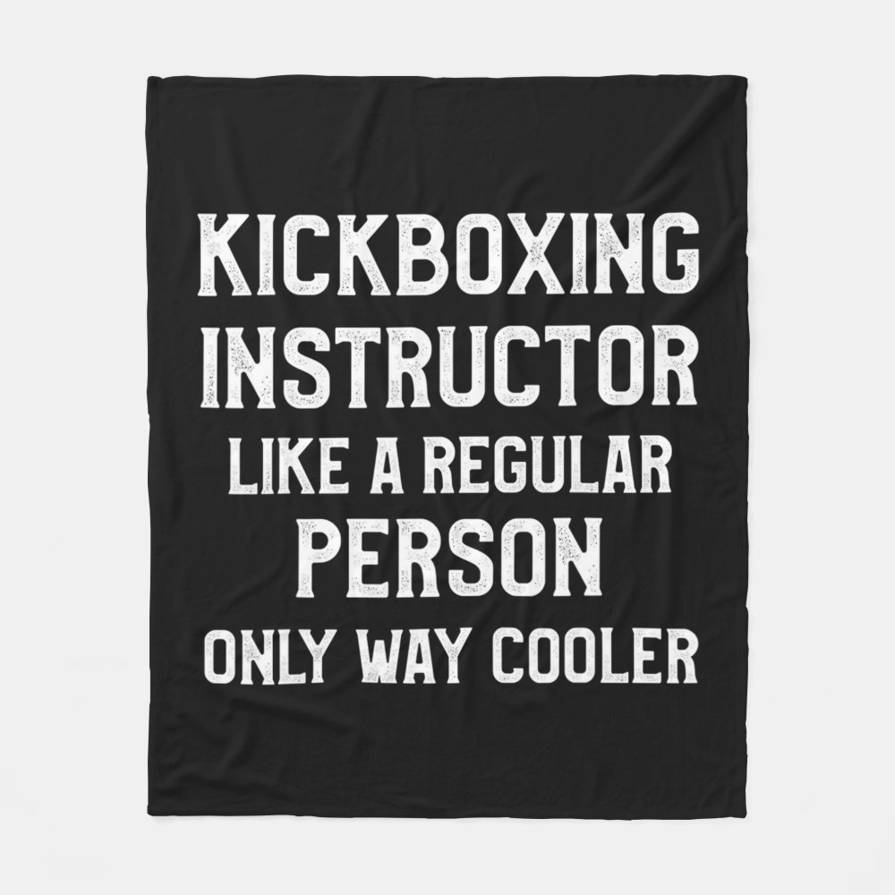 kickboxing instructor kick boxing workout fleece blanket rf0250e4acad34a6e954ec9a3df2d92f9 zke88 1000 - Boxing Gifts Shop