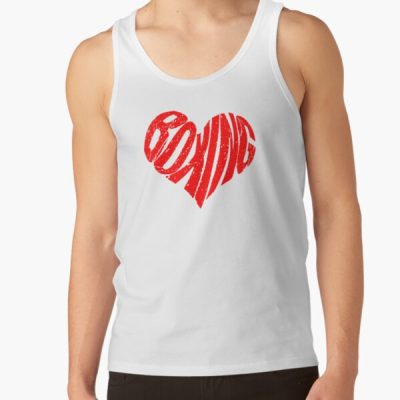 Boxing Sport Player I Boxing Revision Heart Birthday Gift Tank Top Official Boxing Merch