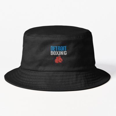 Detroit Boxing Retro Boxer Gym Gift Bucket Hat Official Boxing Merch