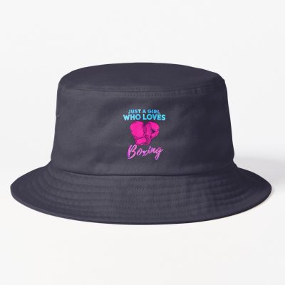 Just A Girl Who Loves Boxing Girls Boxing Gift Bucket Hat Official Boxing Merch