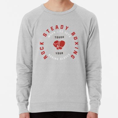 Rock Steady Boxing Parkinson'S When Life Gets Tough Sweatshirt Official Boxing Merch