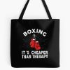 Funny Boxing Quote Gloves Boxer Tote Bag Official Boxing Merch