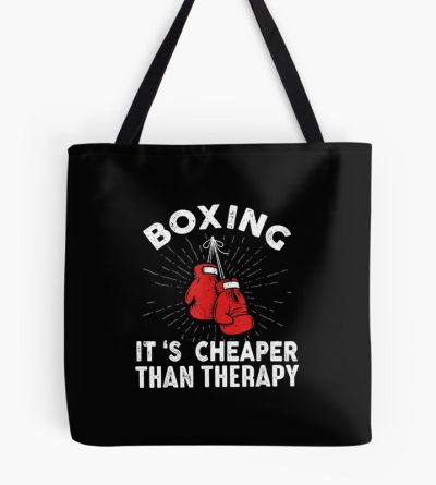 Funny Boxing Quote Gloves Boxer Tote Bag Official Boxing Merch