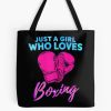 Just A Girl Who Loves Boxing Girls Boxing Gift Tote Bag Official Boxing Merch