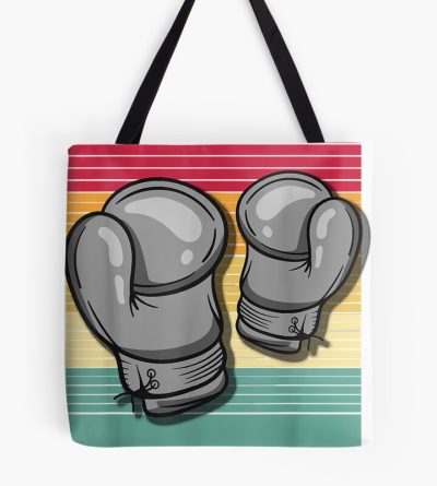 Boxing T Gloves Fighter Champion Punch Ring Coach Tote Bag Official Boxing Merch