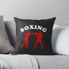 Boxing Graphic - Boxing Throw Pillow Official Boxing Merch