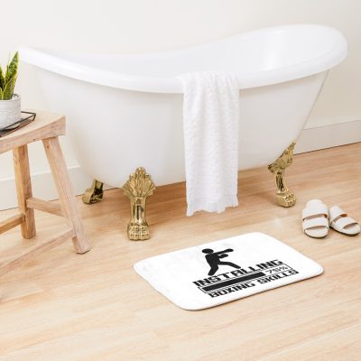 Installing Boxing Skills - Boxing Lover - Funny Boxing Bath Mat Official Boxing Merch