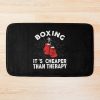 Funny Boxing Quote Gloves Boxer Bath Mat Official Boxing Merch