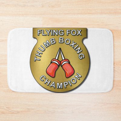 Flying Fox Thumb Boxing Champion. Bath Mat Official Boxing Merch