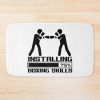 Installing Boxing Skills - Boxing Lover - Funny Boxing Bath Mat Official Boxing Merch