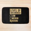 Level Of Boxing In Gold Bath Mat Official Boxing Merch