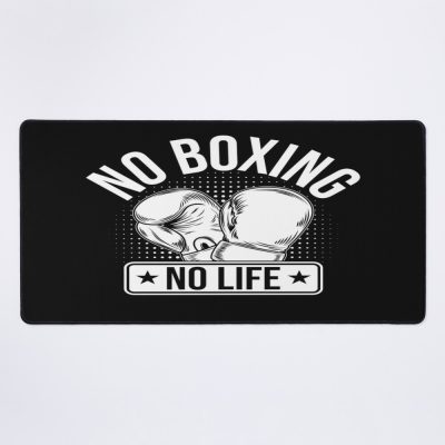 No Boxing No Life. Life Is Better In Boxing Gloves Mouse Pad Official Boxing Merch