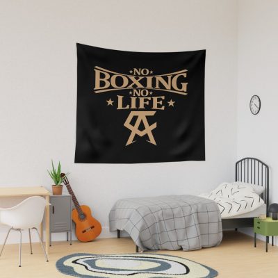 No Boxing No Life Gold Tapestry Official Boxing Merch