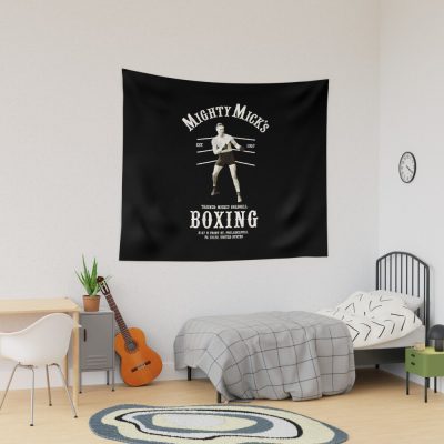 Mighty Mick'S Boxing Black Variant Tapestry Official Boxing Merch