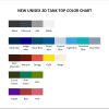 tank top color chart - Boxing Gifts Shop