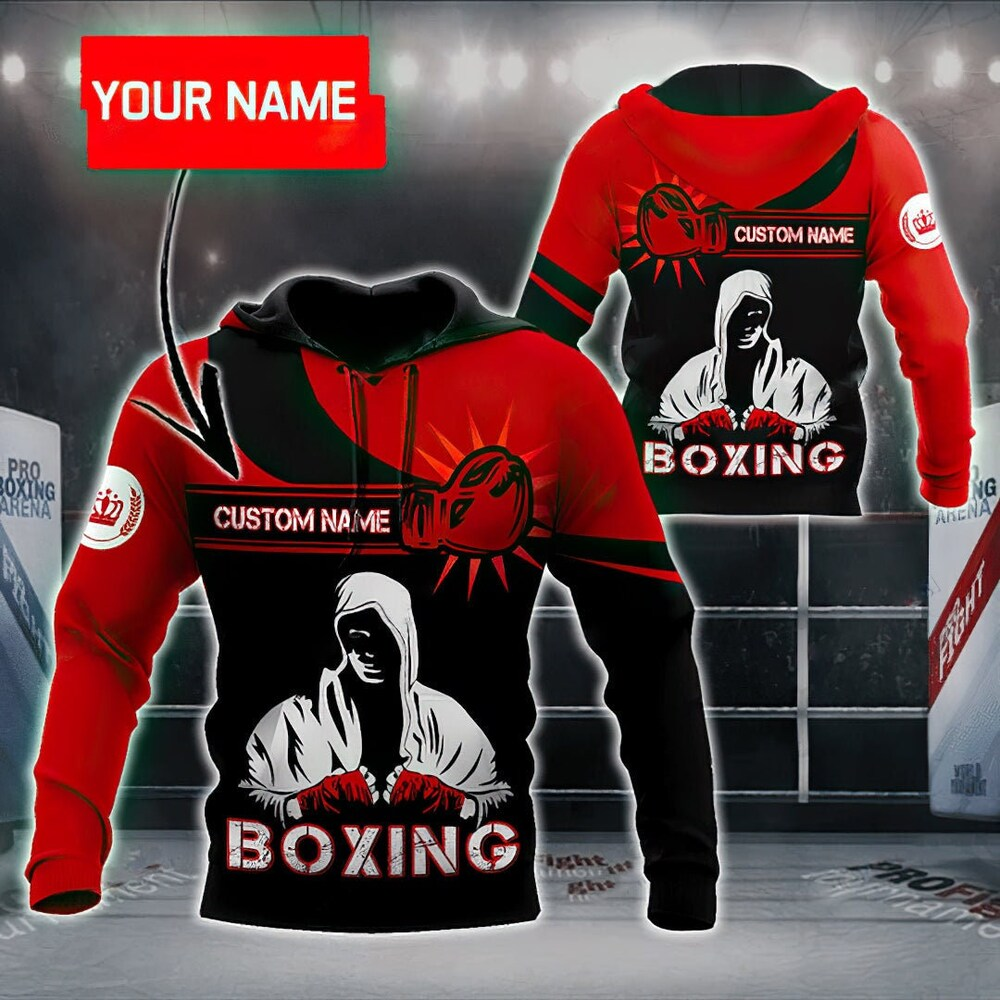 Personalized Unisex Novelty Hoodie Strong Boxing