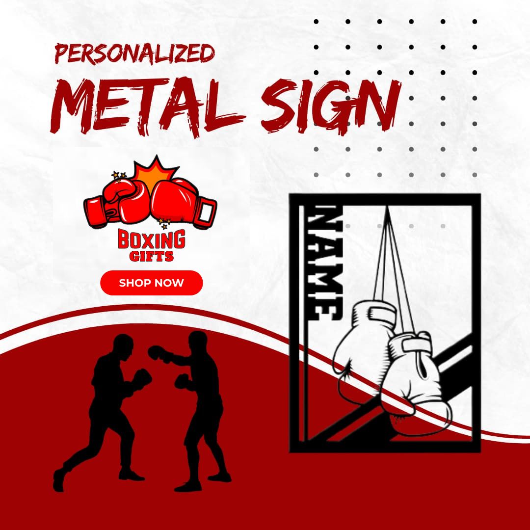 Boxing Gifts Metal Sign Collection